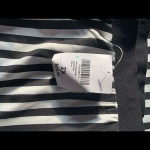 Striped palazzo pants